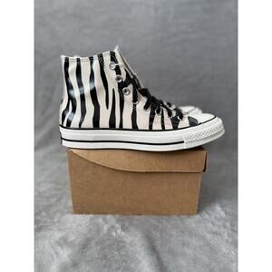 Converse All-Star High Top Chuck Taylor 70 Zebra Glow In The Dark Mens Sz 8